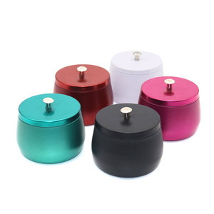 4 OZ Mini Round <strong>Shape</strong> <strong>Red</strong> Colour <strong>Tin</strong> <strong>Metal</strong> Candle Mint Packaging Container Box - Product Image 4
