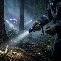 Lampe torche LED multifonction étanche avec zoom, petite lampe torche LED avec piles AA, lampe de poche
