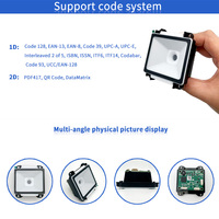 Moteur de scanner de codes-barres intégré EMT8021D 1D 2D USB, module de scanner de codes QR en stock