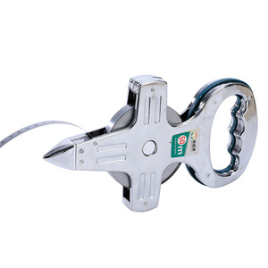 Stainless Steel Self Winding Measuring Tape 50 M Metric Automatic Return Portable Tape Measure - Product Image 1