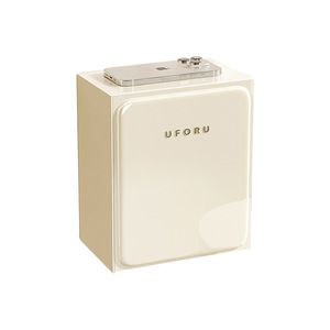 Uforu – boîte de rangement murale pour coin de salle de bain, organisateur de serviettes en papier imperméable, étagère couverte durable - Product Image 1