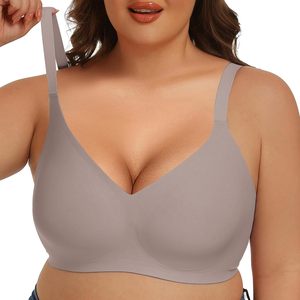 Seamless Bra For Women No Underwire Wireless T Shirt Bra Comfortable Push Up Bralette Daily Wear Full <b>Cup</b> - Product Image 2