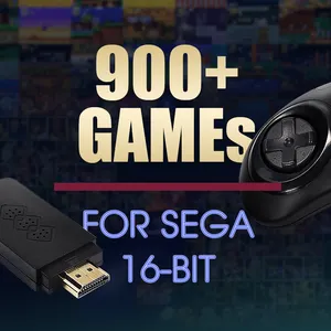 DATA FROG TV Game for Sega Mini HDMI-Compatible Game Stick Console 900 Games for Sega Genesis 16 Bit Retro Consoles