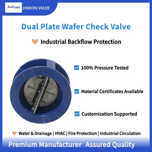 Vanne de retenue à double <span class=keywords><strong>disque</strong></span> personnalisable DN50-DN600 en fonte ductile haute résistance à l'eau/CF8M/EPDM, prend en charge la taille <span class=keywords><strong>et</strong></span> la pression personnalisées - Product Image 2