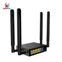 Routeur industriel 4G LTE Huastlink avec carte SIM et antenne sur rail pour la communication et la mise en réseau