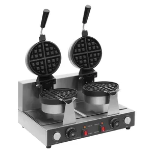 Stainless Steel cast iron waffle maker aberdeen Electric waffle egg making machine