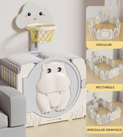 Finderomend clôture en plastique bébé fête clôture décorative enfants pliable en plastique intérieur jeu Parc Bebe Corral Para Bebes