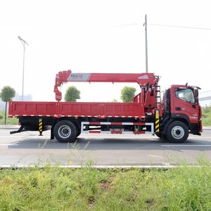 Grúa Telescópica Montada en Camión Foton Auman 4x2, Grúa de 12 Toneladas y 10 Toneladas con Estabilizadores Hidráulicos - Product Image 3