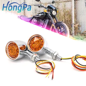 HONGPA 보편적인 오토바이 우회 신호 빛 모터 10MM 표시등 LED 램프