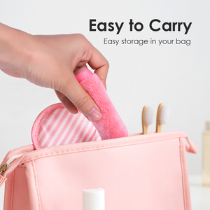 Lingettes démaquillantes personnalisées avec logo, ultra douces et réutilisables, en flanelle, pour tous types de peau, serviettes pour le visage pour femmes - Product Image 5