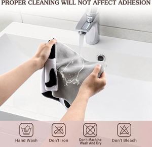 Magic Makeup <b>Bag</b> Self-Adhesive Cloth Portable Lazy Cosmetic Pouch Open Lay Flat Toiletry <b>Bags</b> <b>Camera</b> and Other Items - Product Image 5