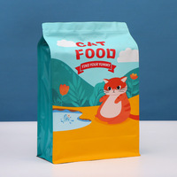 Sac d'emballage alimentaire en feuille d'aluminium avec logo personnalisé réutilisable thermoscellé en mylar gravure impression étanche à l'humidité pour chien et chat