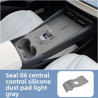 Pour BYD Seal 06dmi, console centrale intégrée avec levier de vitesse et porte-gobelet, coussinet de protection en silicone, accessoires de voiture