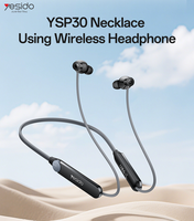 Écouteurs intra-auriculaires Yesido BT5.4 ENC Sport avec batterie 350 mAh, casque sans fil tour de cou YSP30