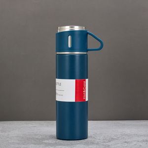 Mug de voyage personnalisé HuaShanQi avec logo, populaire auprès des entreprises, en acier inoxydable isolé sous vide, avec 3 couvercles, tasse moderne, articles promotionnels pour boissons - Product Image 4