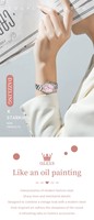 Montre pour femme Curren 9103, bracelet en acier inoxydable, bijoux élégants pour femmes, montres de luxe, montre habillée tendance pour femmes