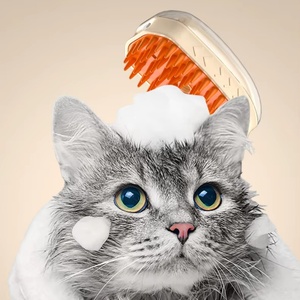 Peine para Mascotas, Perros y Gatos, Cepillo para Eliminar Pelo, Suministros para Mascotas, Peine de Masaje con Spray, Peine para Gatos con Botón de Spray - Product Image 1