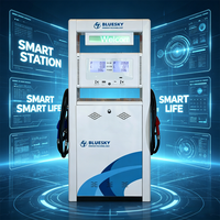 Mini-distributeur de carburant haute précision (essence/diesel) avec précision de 0,25 % et débit de 5 à 55 L/min pour les stations de service des villages locaux en Ouganda