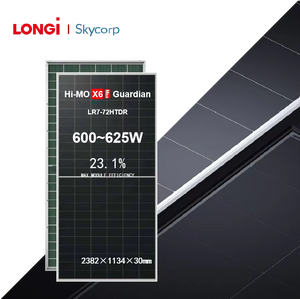 Panel Solar Antipolvo Hi-MO X6 Max Guardian LR7-72HTDR HJT BIPV HBC de 600W-625W, Confiable - Product Image 1