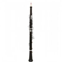 Semi-automatic C Tone Oboe Ebony Body Silver-Plated Copper-NicKel Keys Professional Woodwind Instrument for Orchestras with Case