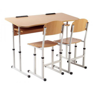 Gỗ trường tiểu học ghế và bàn giá rẻ lớp học đồ nội thất điều chỉnh trường Bàn và ghế Bộ - Product Image 5