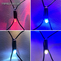 Guirnalda de Luces LED de PVC para Redes de Pesca, Luces Decorativas para Exteriores, Iluminación Navideña para Fiestas y Bodas