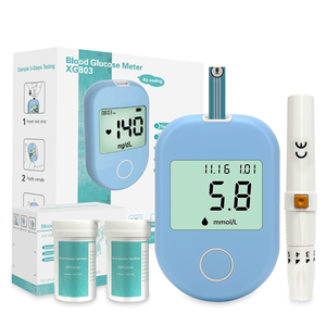 Glucometro, Misuratore di Glicemia, Macchina per il Monitoraggio della Glicemia, <span class=keywords><strong>Strisce</strong></span> Reattive per Diabetici, <span class=keywords><strong>Strisce</strong></span> per il Test della Glicemia - Product Image 1