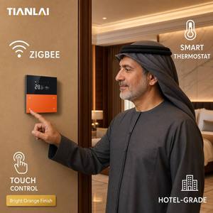 Thermostat intelligent Tuya Zigbee Tianlai M9-T avec écran tactile pour climatisation, chauffage au sol et ventilation, boîtier 86 pour la maison - Product Image 4