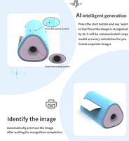 Uyin Super3 AI Voice Control Mini Thermal Printer Tombol Independen Pintar 203dpi Definisi Tinggi Grosir Nirkabel
