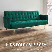 Canapé-lit Ottoman pliable en tissu moderne AntNovelty, modèle 105, pour chambre d'enfant