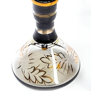 Farida Luxury Luxury <b>Mini</b> solid brass Hookah with Double <b>sided</b> unique tray - Product Image 5