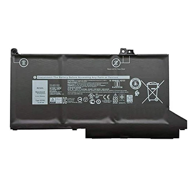 0G74G 2PFPW Laptop Battery Replacement for Dell Latitude 5310 E7400 Series OG74G 02PFPW 3KF82 8JYHH 11.4V 42Wh 3500mAh 3-Cell