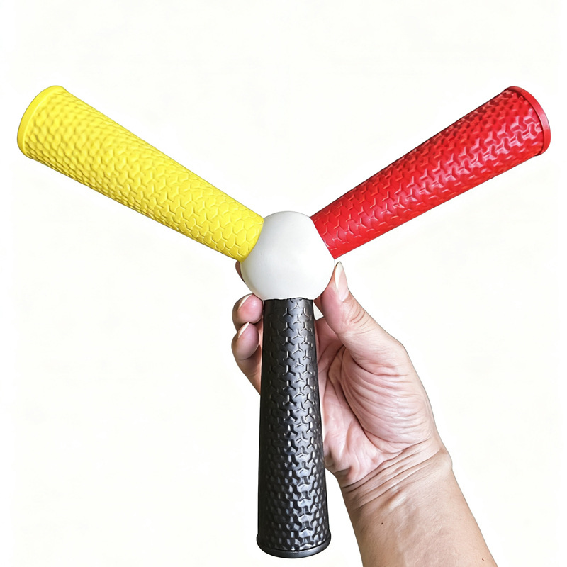 Black/red/yellow throwing sticks (packaged in eco-friendly bags)