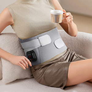 COSMO <strong>Smart</strong> USB Rechargeable Electric Hot Compress Lumbar Vibrating Belt Abdominal Massager 0.5h Timing Control for Weight Loss - Product Image 2