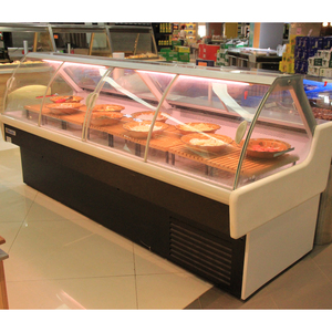 Vitrina de mostrador de carnicería, congelador de exhibición de carne a <span class=keywords><strong>la</strong></span> venta, vitrina de exhibición de refrigerador de carne, congelador de pescado - Product Image 4
