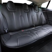 Housses de siège personnalisées pour Tesla Model S 2014 2015 2016 2017 2018 2019 Accessoires étanches de voiture Faux cuir Nappa de luxe