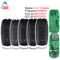 Clé de voiture SZMAISHI pour Nissan 2023, 3/4/5 boutons, 433 MHz, puce 4A, FCC KR5TXPZ1/Z3, télécommande intelligente de proximité, clé de voiture vierge