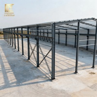 Almacén Industrial Prefabricado de Estructura de Acero, Gran Edificio Metálico Personalizado, Nave de Construcción con Estructura Duradera para Taller