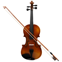 Hot Wholesale Astonvilla Violon AV-207 Prix bon marché Accessoires de corps en tilleul faits à la main 4/4 Matériau en bois massif Violon avec étui
