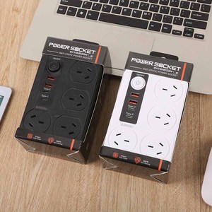 Regleta de Enchufes Australiana con Protección Contra Sobrecarga, Cable de Extensión con 4 Tomas y Carga Rápida PD25W, Enchufe Móvil con <span class=keywords><strong>Puerto</strong></span> USB - Product Image 2