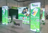 Stand d'exposition modulaire pour salon professionnel, stand d'exposition pour salon professionnel, stand d'exposition en aluminium 10-30