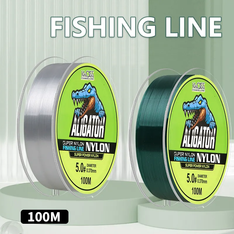 Основная линия, Высококачественная Рыболовная Снасть 100 м, нейлоновая моноволоконная линия