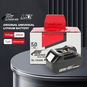 <span class=keywords><strong>Makita</strong></span> 18V 전동 공구용 5.0Ah 고용량 배터리, BL1850 BL1840 BL1830 교체, 내구성 있는 리튬 이온 - Product Image 2