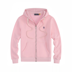 Cardigan con Cappuccio da Uomo in Pile di Poliestere 350gsm di Alta Qualità per Autunno e Inverno, con Cerniera e Micro Etichetta Ricamata # RL-JW01 - Product Image 4