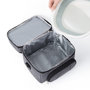 Gray And Black Rectangle Lunch <b>Box</b> With Seal Lid For <b>Storage</b> Summer 2021 Part Number 0021 - Product Image 4