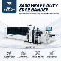 Machine à chantourner industrielle de haute précision pour panneaux de meubles sur mesure avec cadre en poutre d'acier, pré-fraisage et adhésif PUR