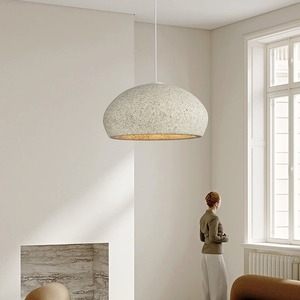 Nordic Modern Wabi-Sabi Style Cream-Color Dining Room <b>Table</b> Light Original Design Minimalist Pendant Light Fixture for - Product Image 4