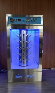 Macchina Elettrica per Lavaggio e Asciugatura Scarpe, 25 Paia, Rotazione Automatica, Acciaio Inox, Alta Capacità, Attrezzatura per Pulizia e Asciugatura per Uso Commerciale - Product Image 3