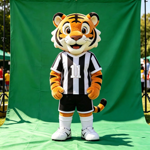 Personalizzazione della fabbrica festa mascotte sport a tema cartone animato maglie <span class=keywords><strong>leone</strong></span> leopardo mascotte costumi adulti - Product Image 5