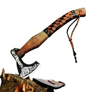 Hacha Vikinga de Acero, Hecha a Mano, de Grado Industrial, con Hoja Personalizada, Arte Vikingo OEM, en Venta a Precio Accesible - Product Image 1